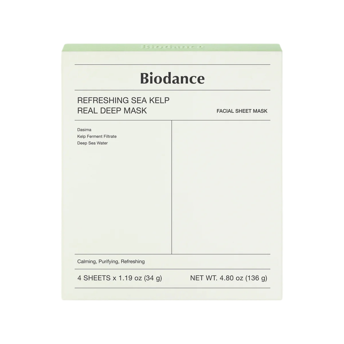 Refreshing Sea Kelp Real Deep Mask – K-beauty glow