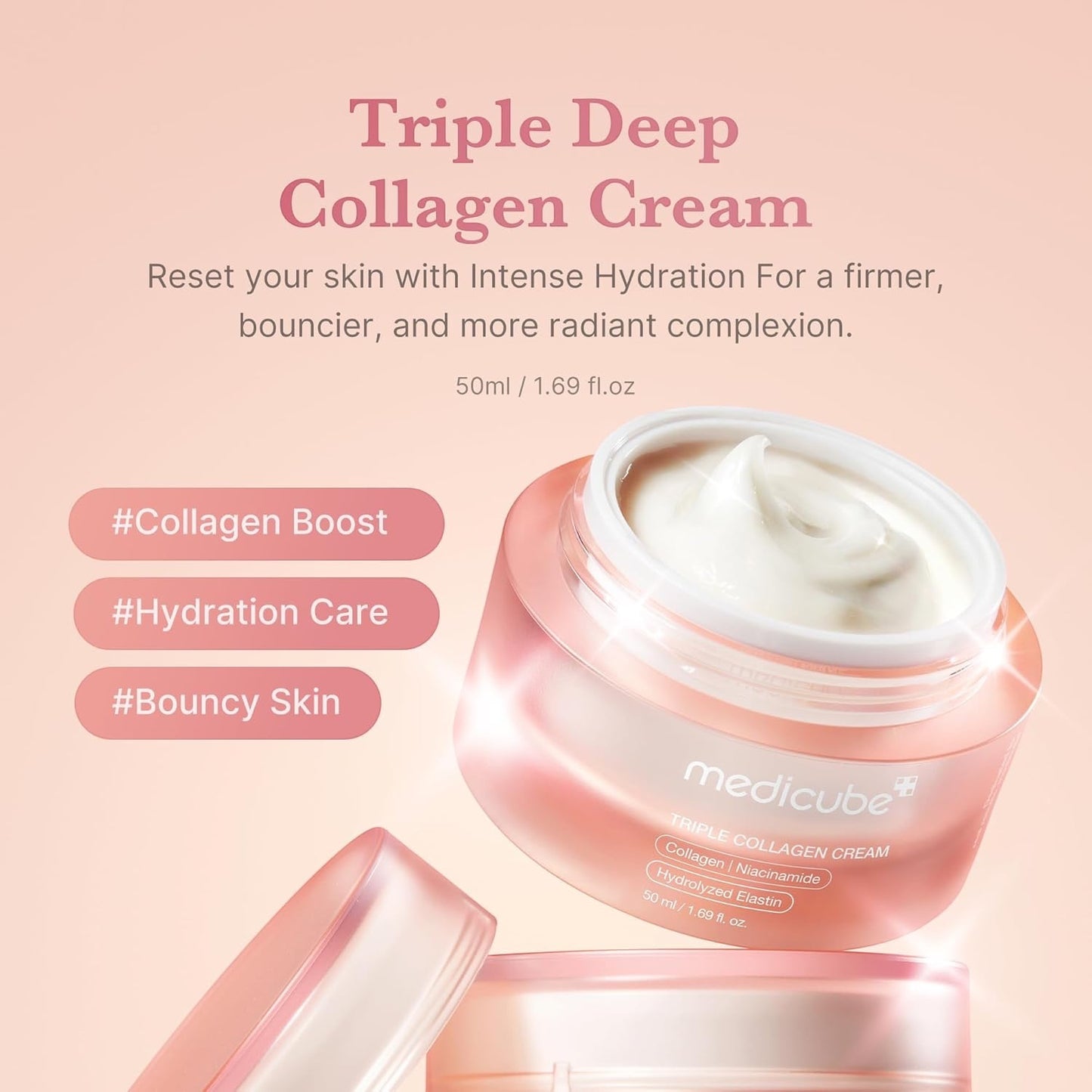 Triple Collagen Cream 4.0 – K-Beauty Hydrating & Firming Moisturizer