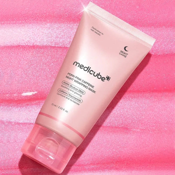 Pink Caffeine Night Wrapping Mask