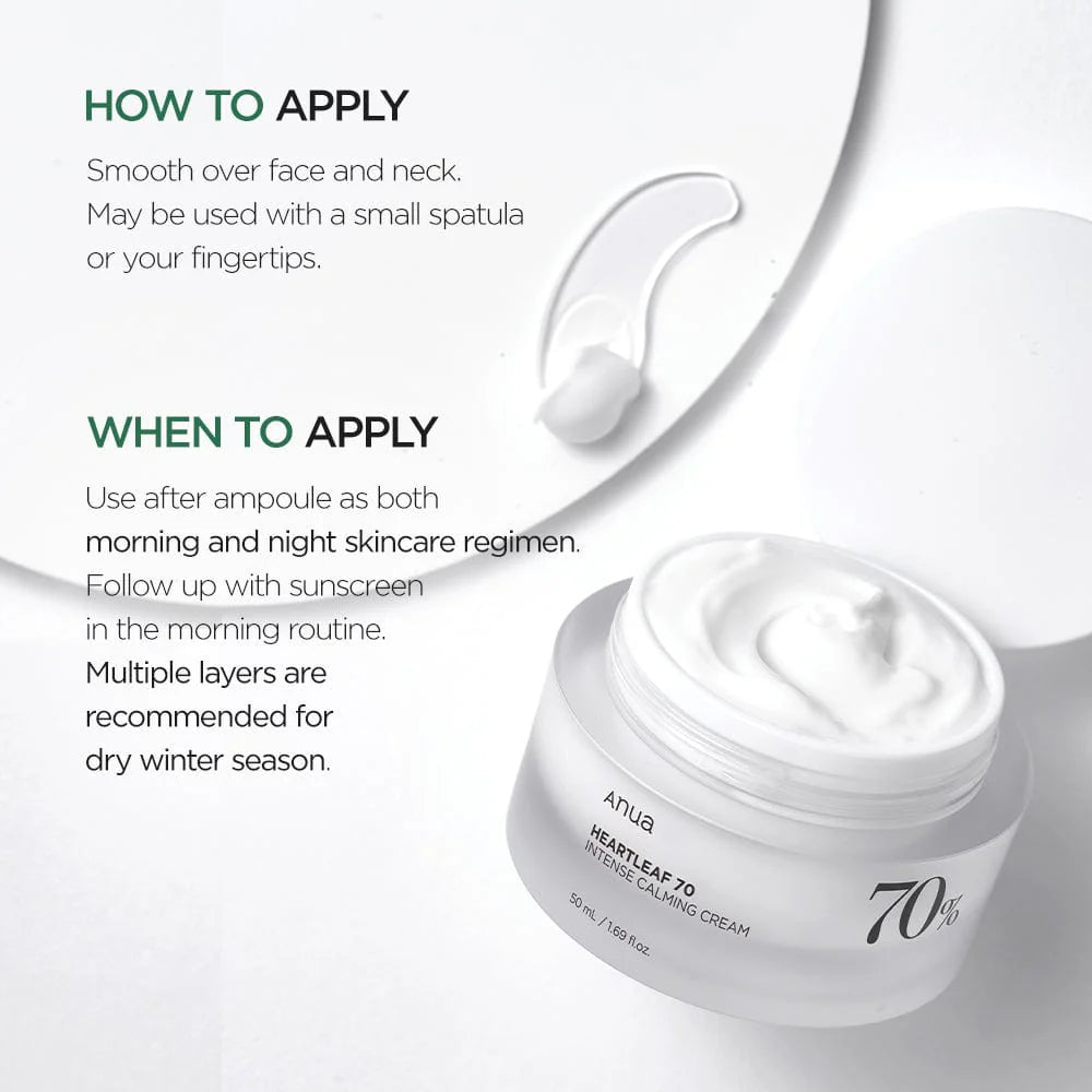 Heartleaf 70% Intense Calming Cream