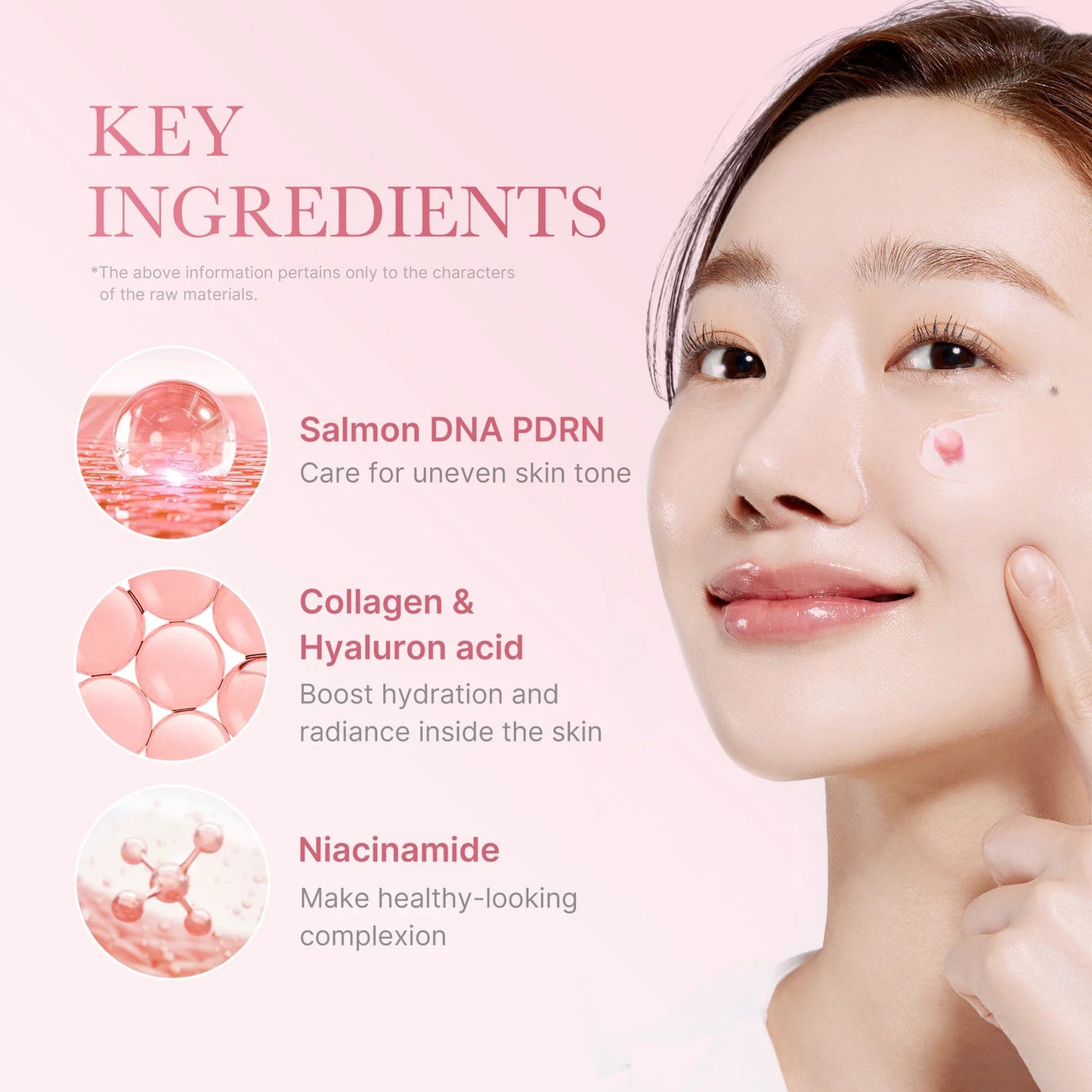Crème en capsules de collagène rose PDRN