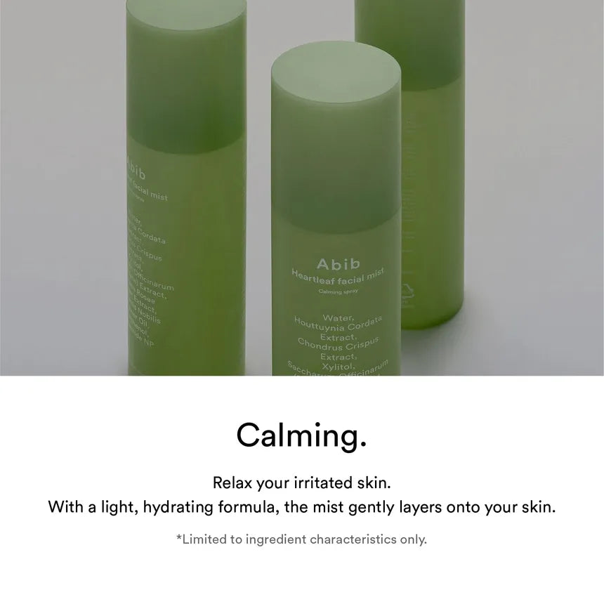 Spray apaisant pour le visage Heartleaf + recharge 150 ml
