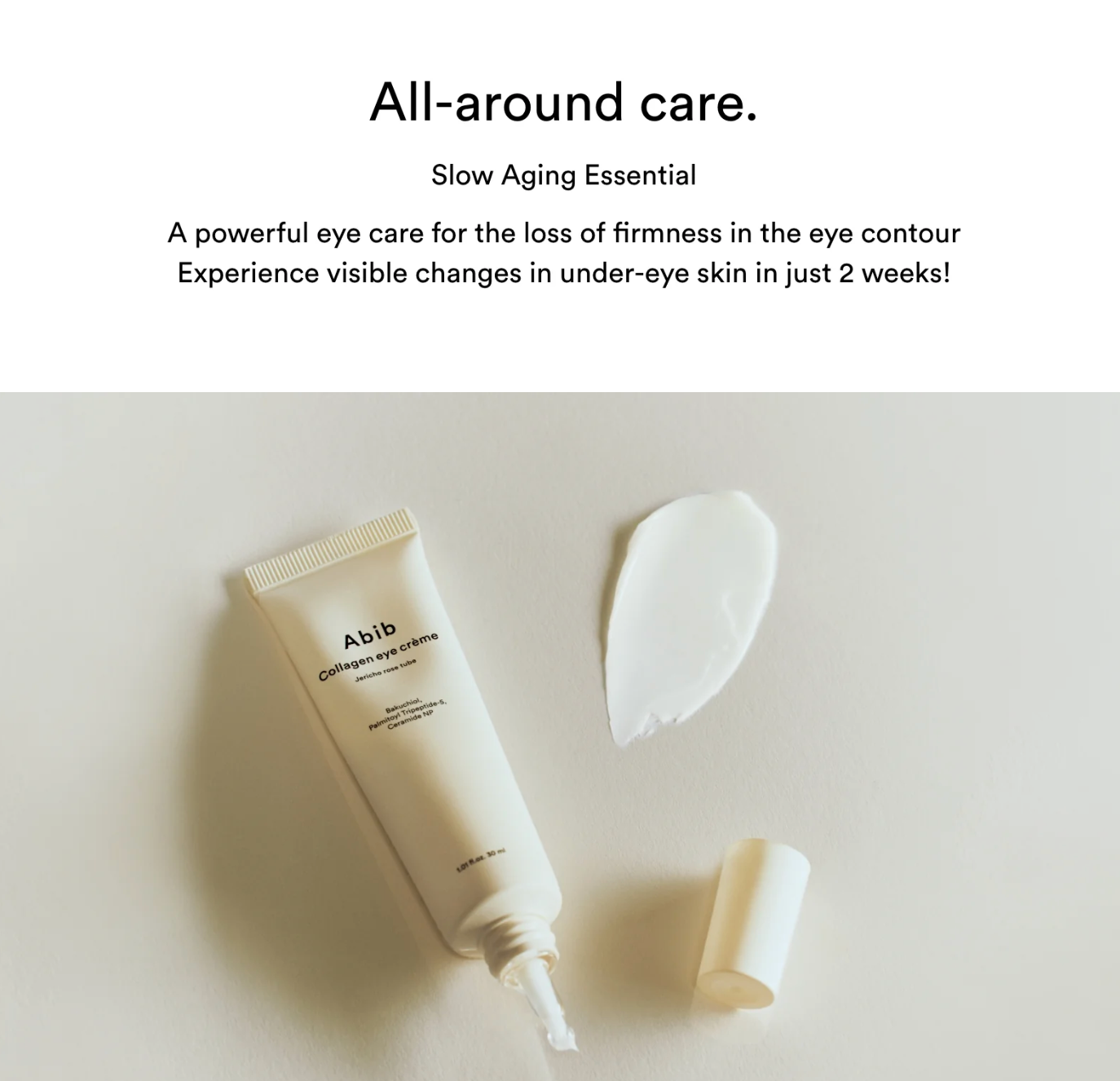 Collagen eye crème Jericho rose tube