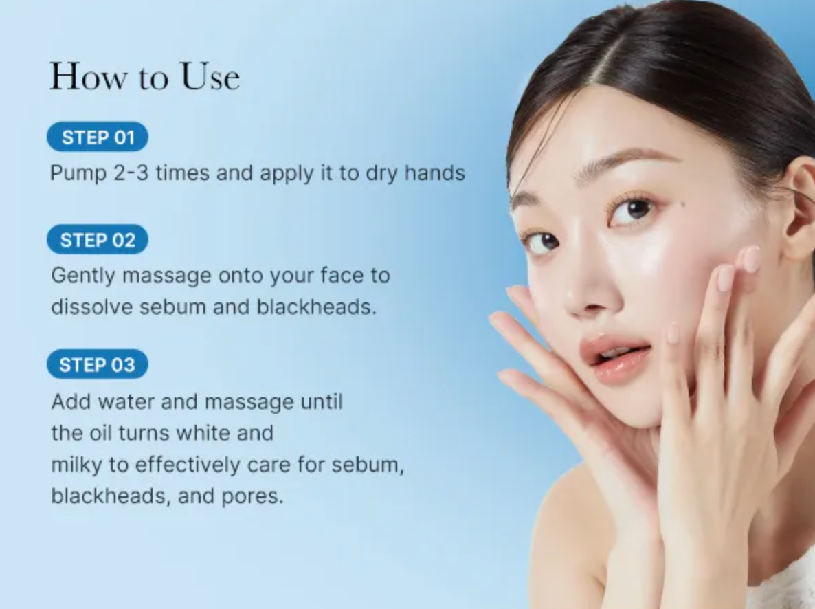 Zero Pore Blackhead Deep Cleansing Oil