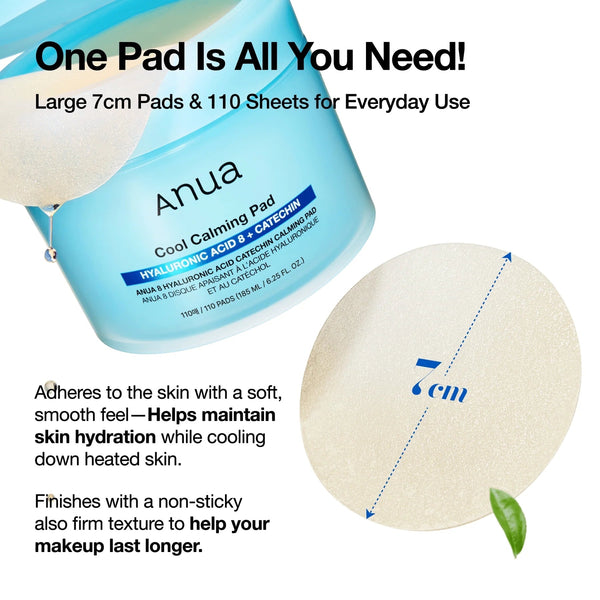 8 Hyaluronic Acid Catechin Calming Pad