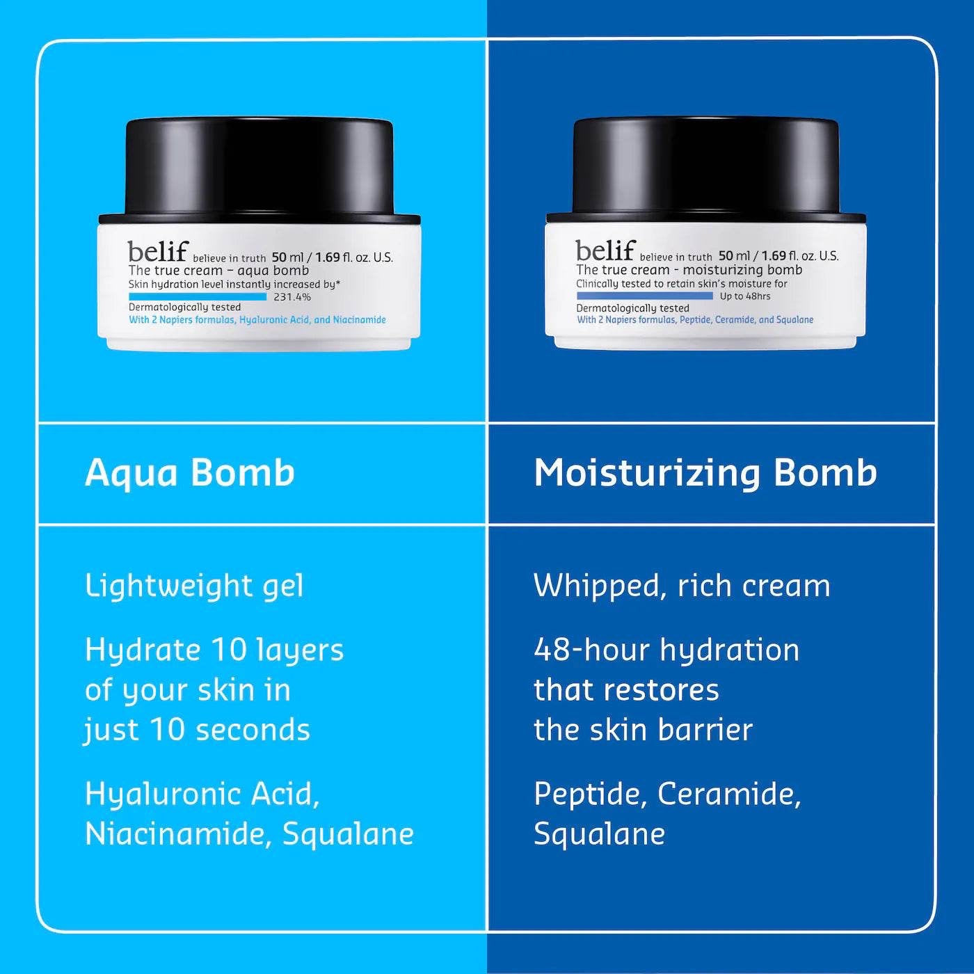 The True Cream Moisturizing Bomb - K-beauty glow