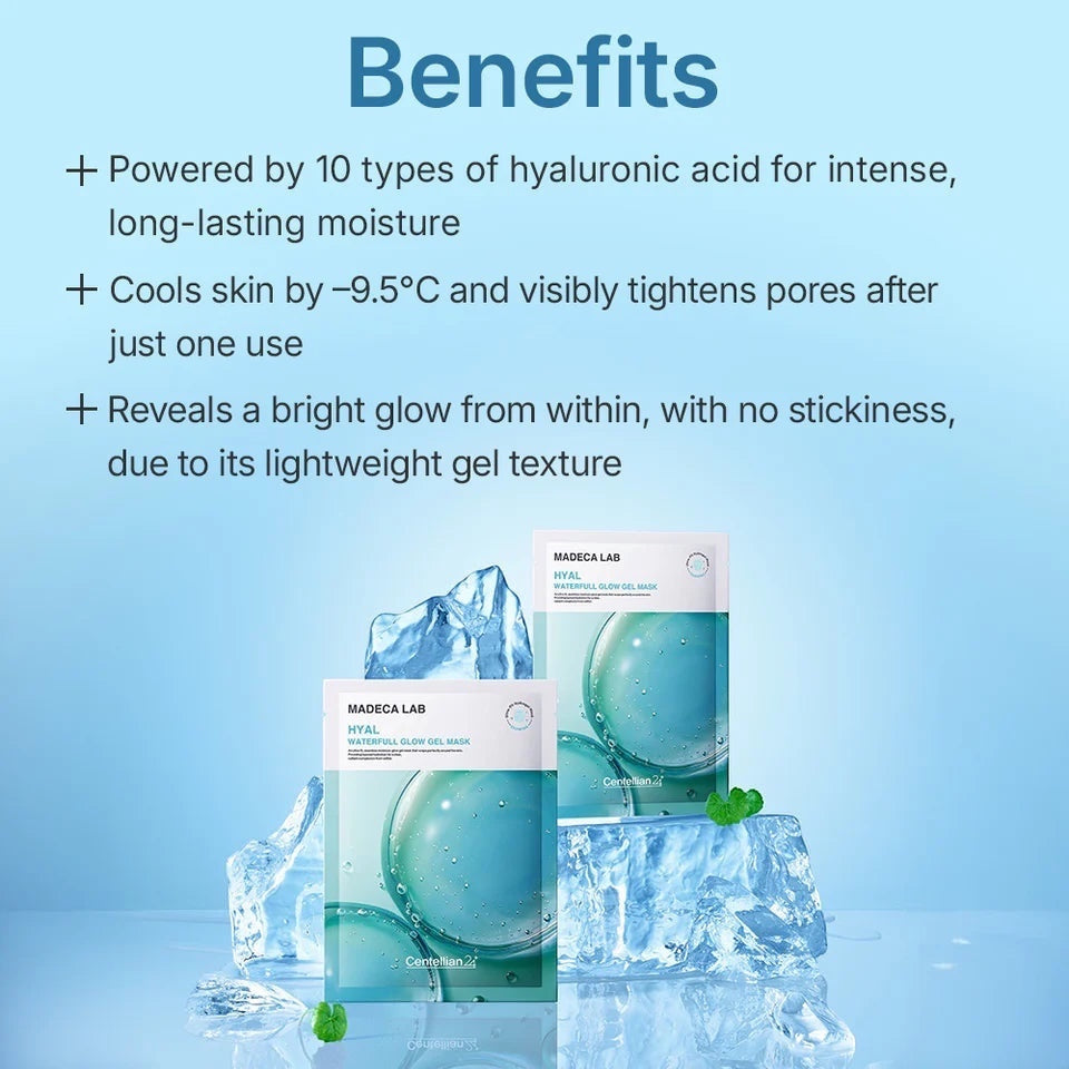 Madeca Lab Hyal Waterfull Glow Gel Mask