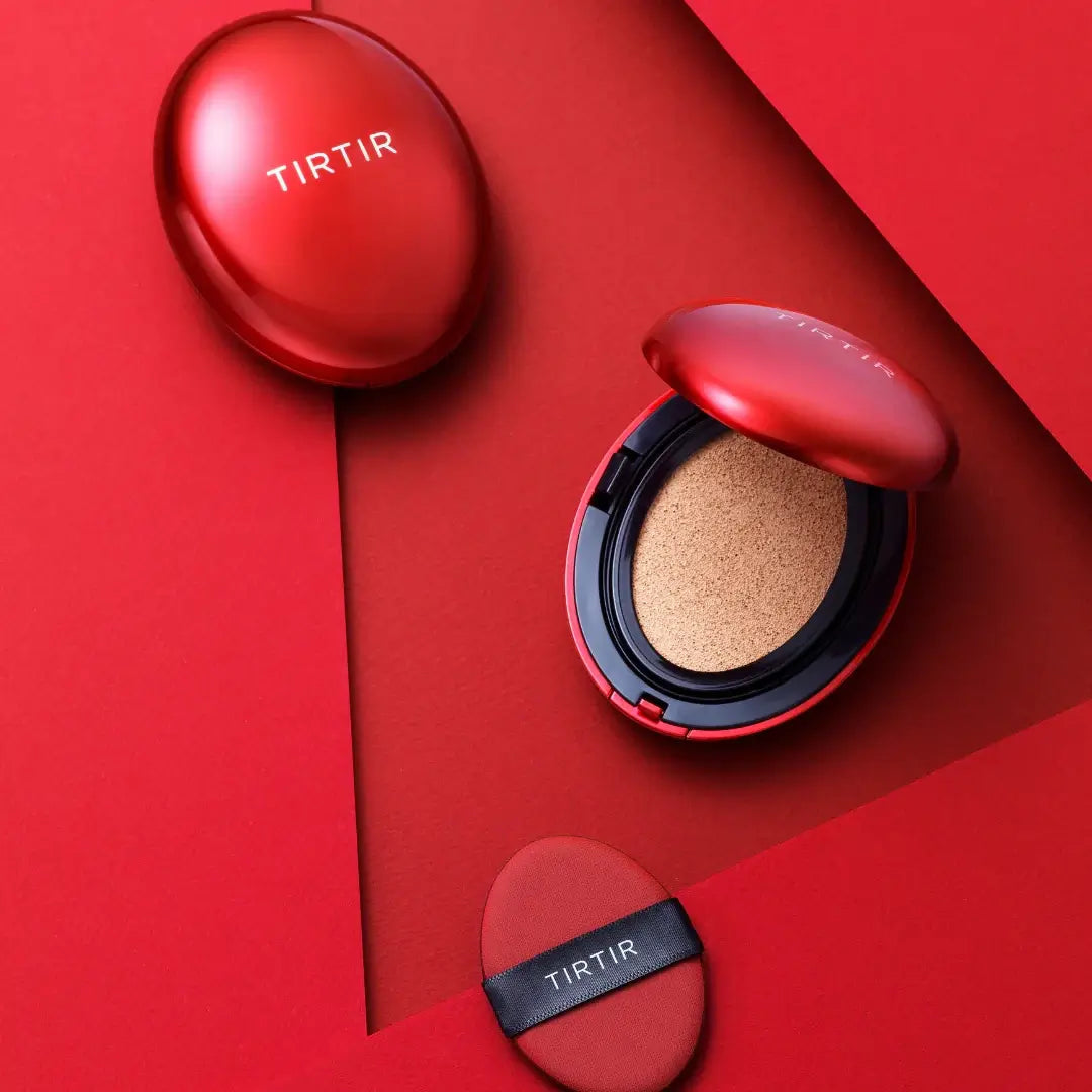 Coussin rouge pour masque