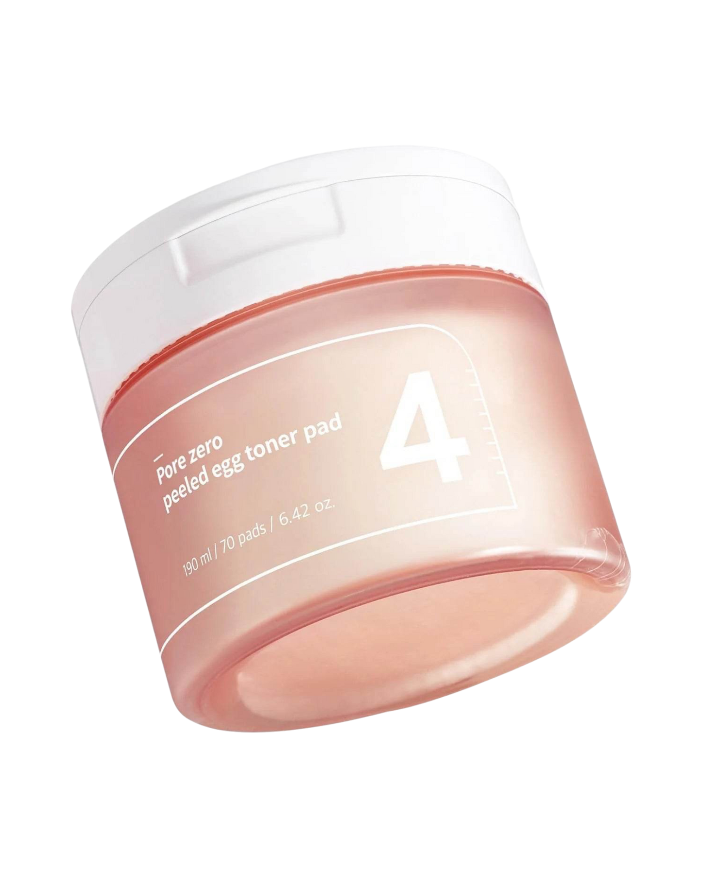 No.4 Pore Zero Peeled Egg Toner Pad - K-beauty glow
