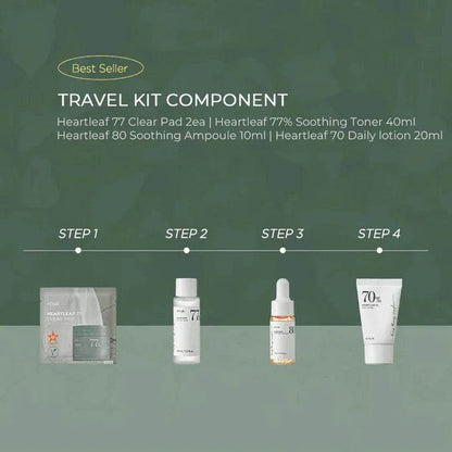 Heartleaf Soothing Trial Kit - K-beauty glow