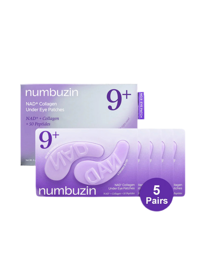 No.9 NAD+ Collagen Under Eye Patches (5 Pairs).