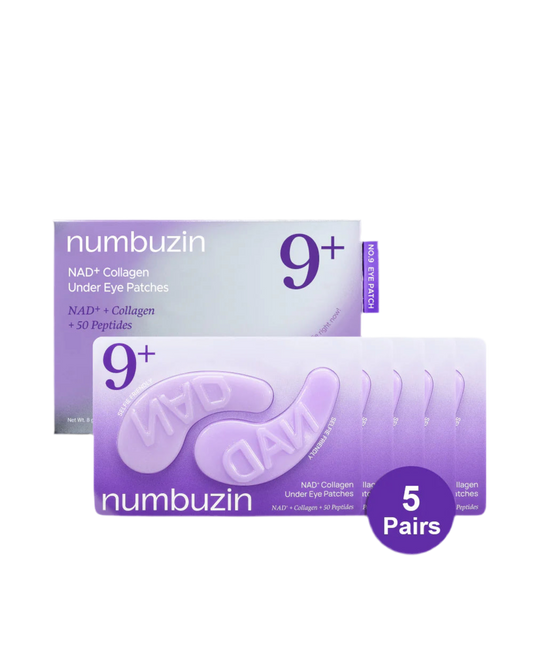No.9 NAD+ Collagen Under Eye Patches (5 Pairs).