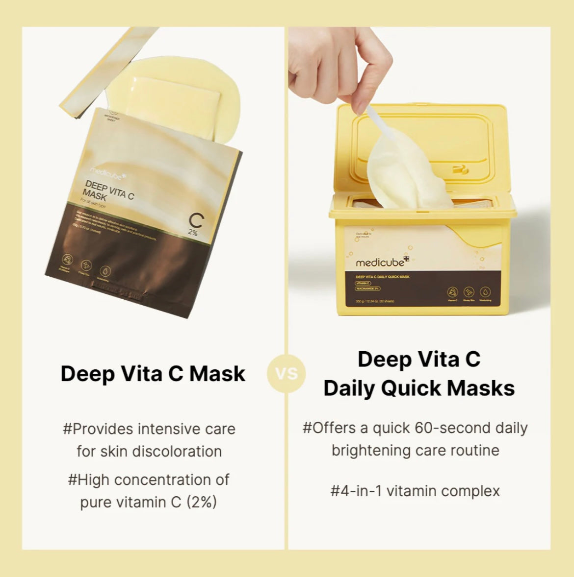Deep Vita C Daily Quick Masks