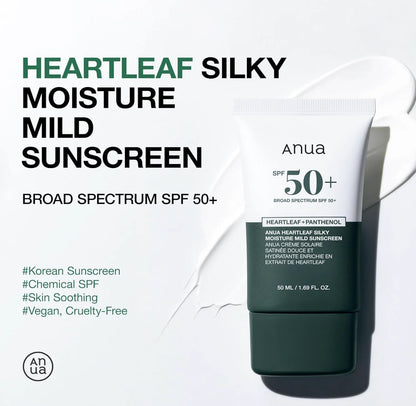 Heartleaf Silky Moisture Sunscreen