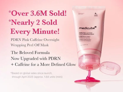 Pink Caffeine Night Wrapping Mask