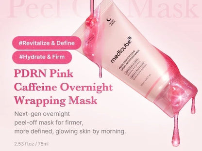 Pink Caffeine Night Wrapping Mask
