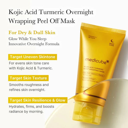Kojic Acid Tumeric Night Wrapping Mask
