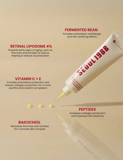 K-SECRET SEOUL 1988 Retinal Liposome 4% + Fermented Bean Eye Cream