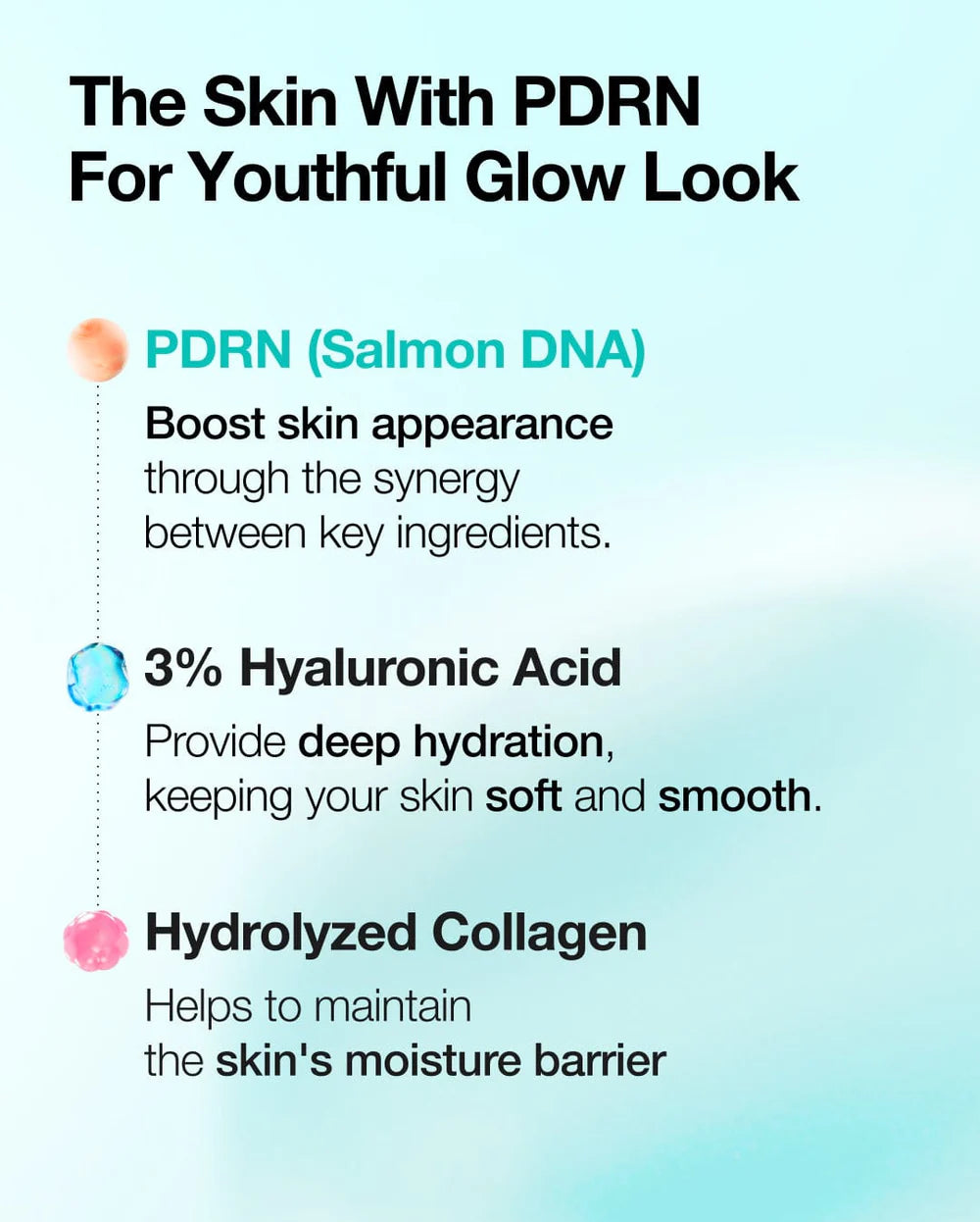 Sérum PDRN Capsules d'acide hyaluronique 100