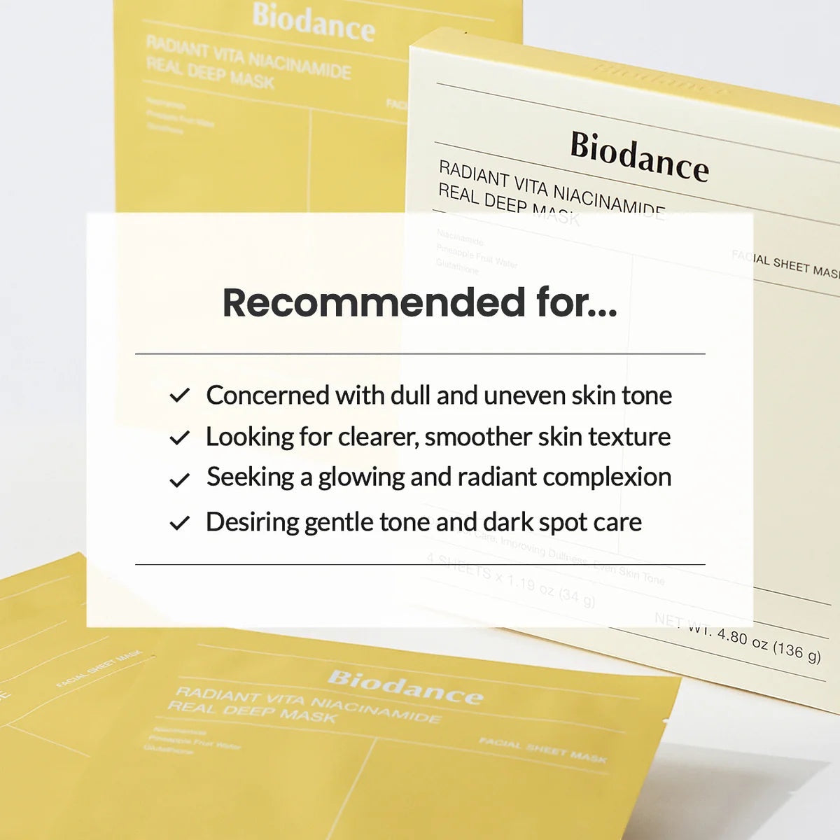 Radiant Vita Niacinamide Real Deep Mask