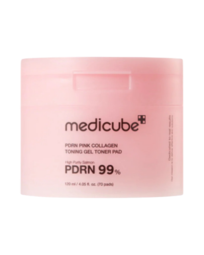 PDRN Pink Collagen Toning Gel Toner Pad