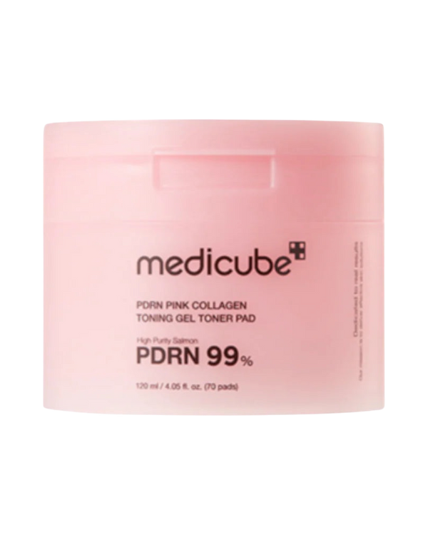 PDRN Pink Collagen Toning Gel Toner Pad
