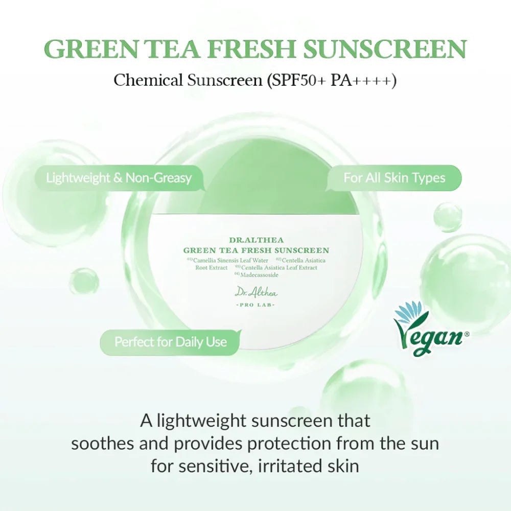 Green Tea Fresh Sunscreen SPF50+ PA++++