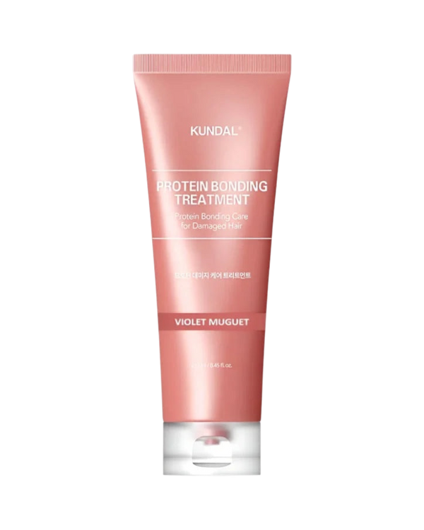 K-beauty glow KUNDAL Protein Bonding Care Treatment in een roze tube voor herstel van beschadigd haar