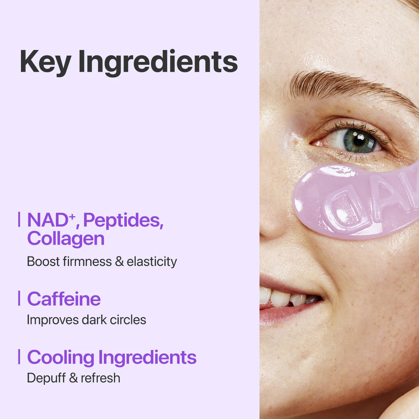 No.9 NAD+ Collagen Under Eye Patches (5 Pairs).