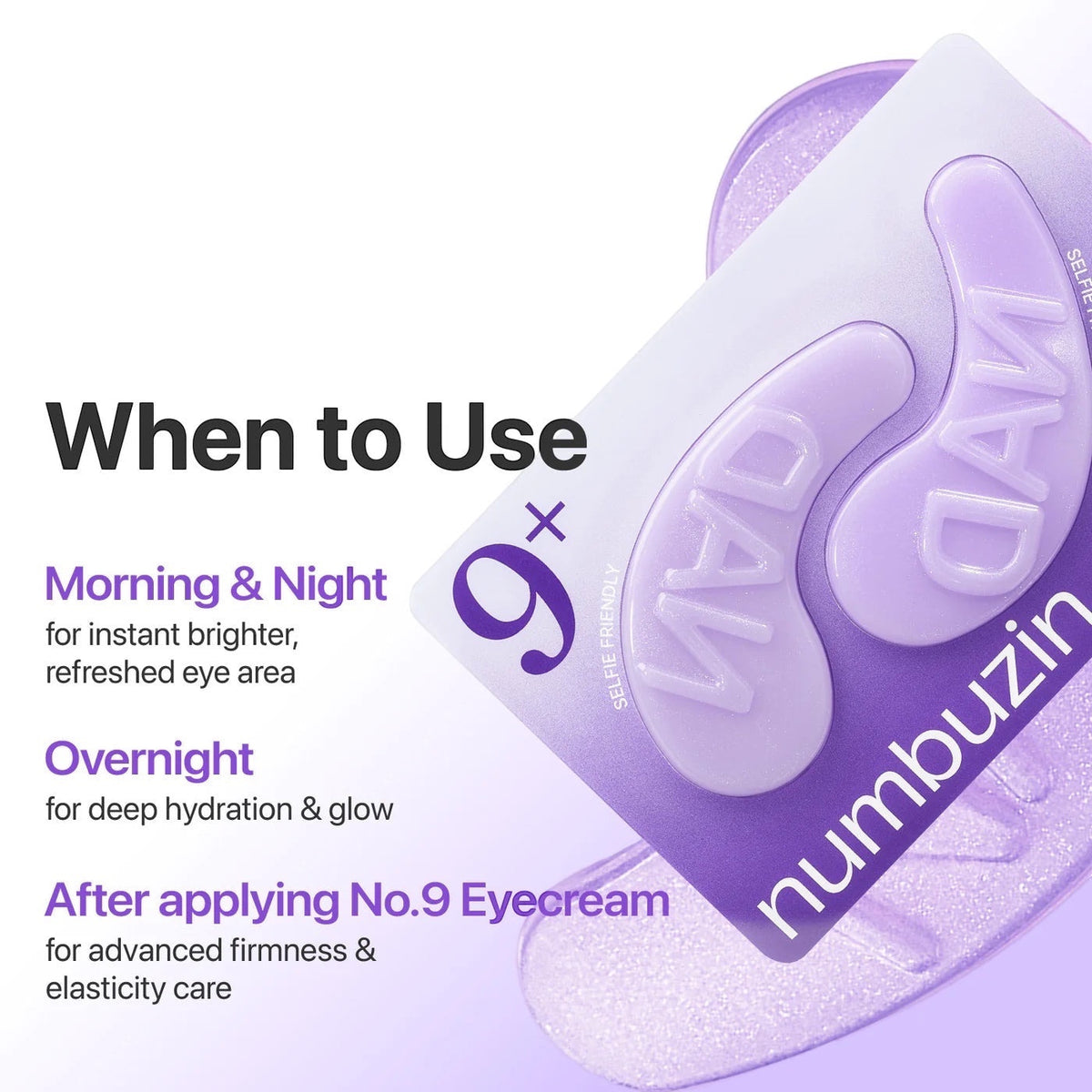 No.9 NAD+ Collagen Under Eye Patches