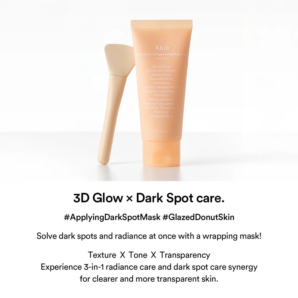 Abib Dark Spot Collagen Wrapping Mask Glutathione Film – Brightening Korean Skincare