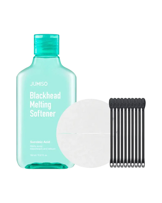Blackhead Melting Softner & Cotton Pads & Cotton Swab