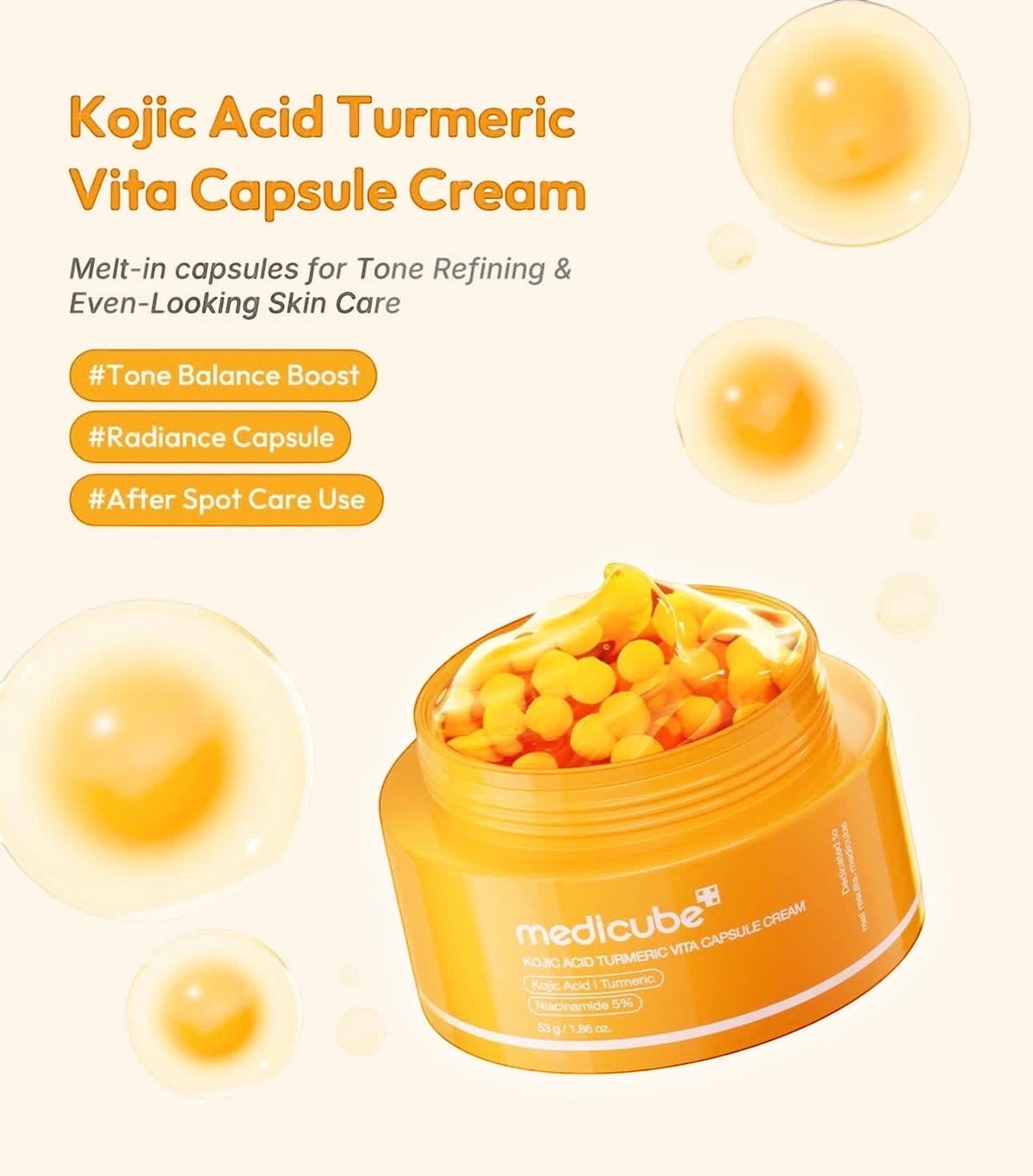 Kojic Acid & Turmeric Vita Capsule Cream