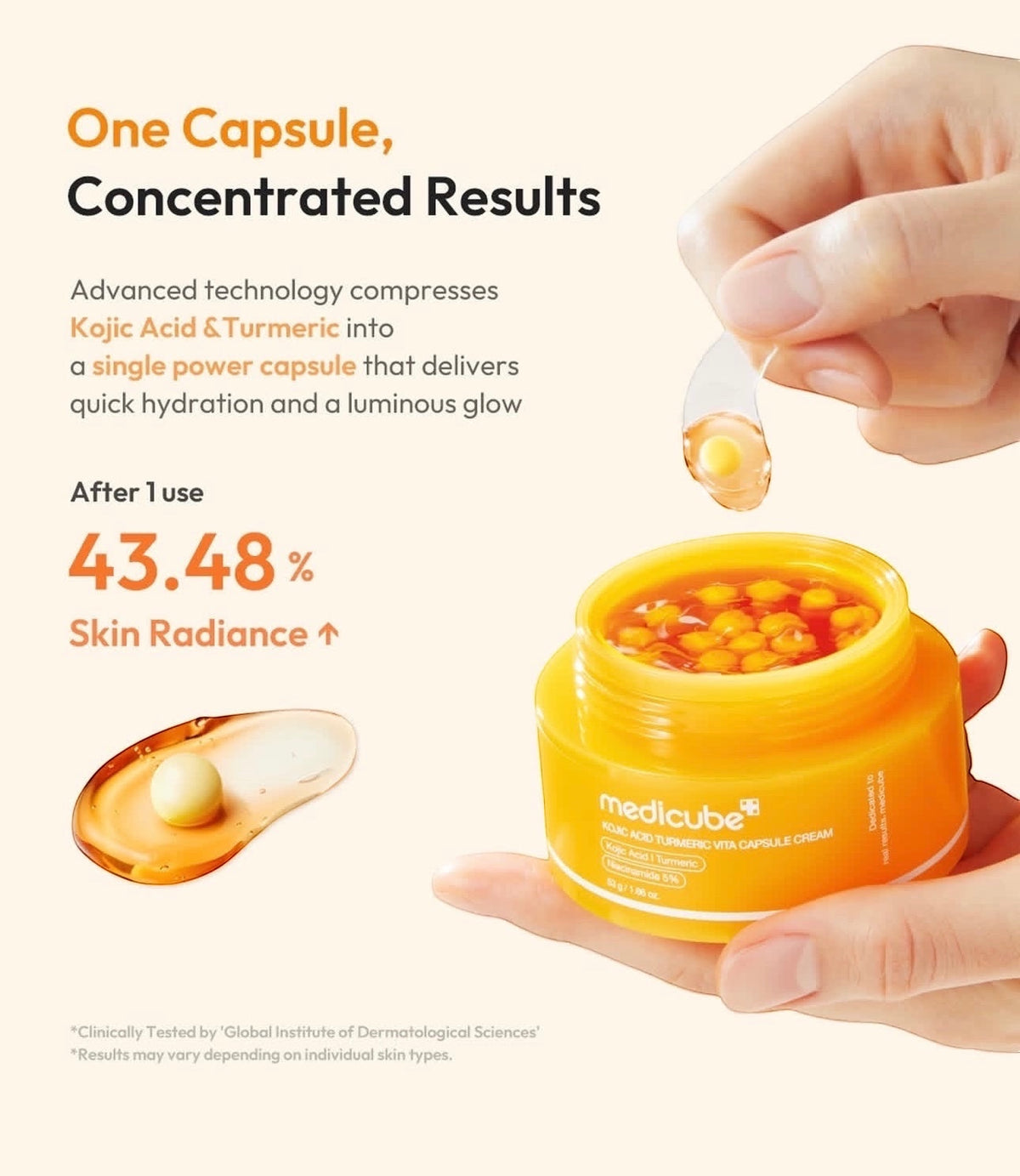 Kojic Acid & Turmeric Vita Capsule Cream