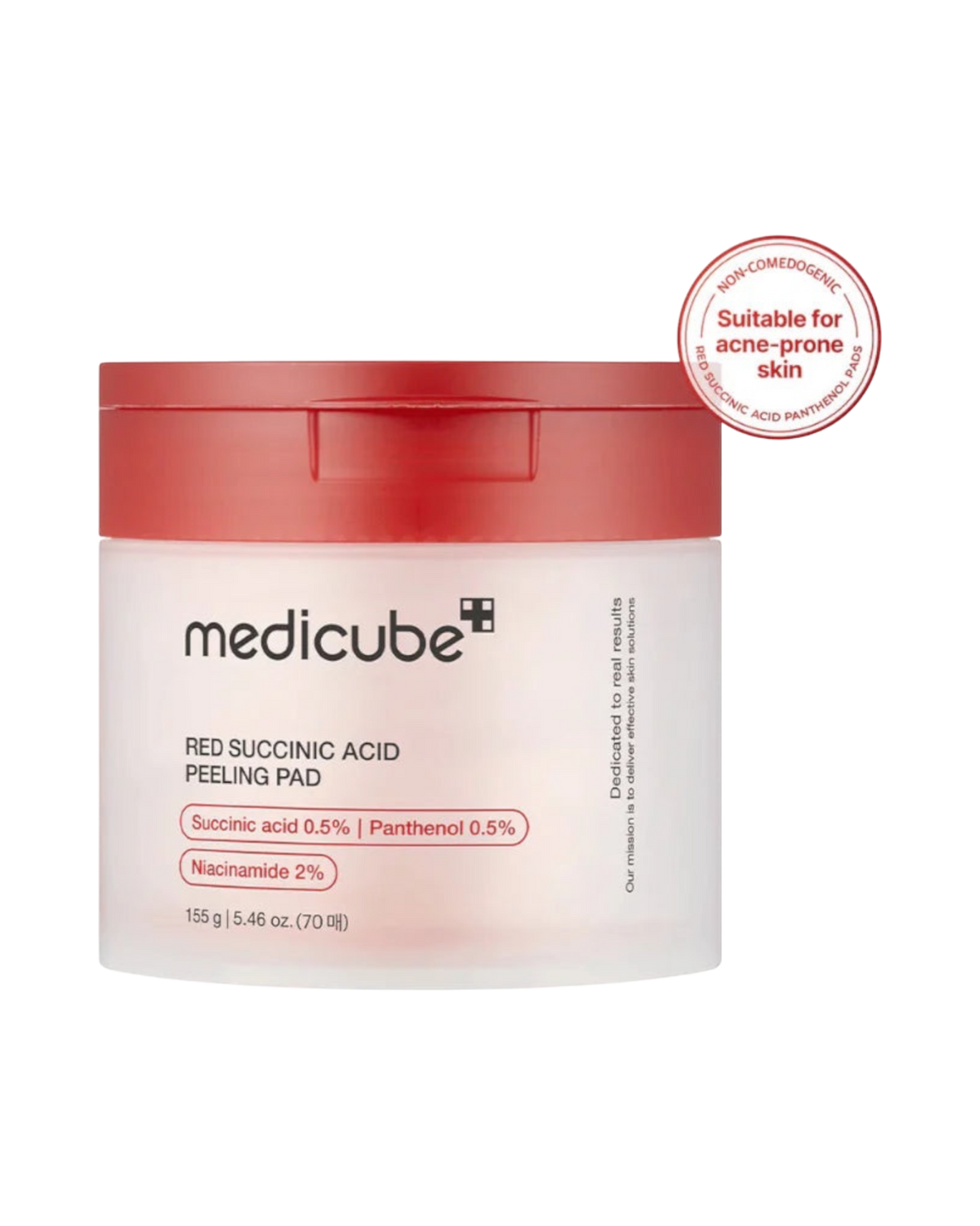 Red Succinic Acid Peeling Pad