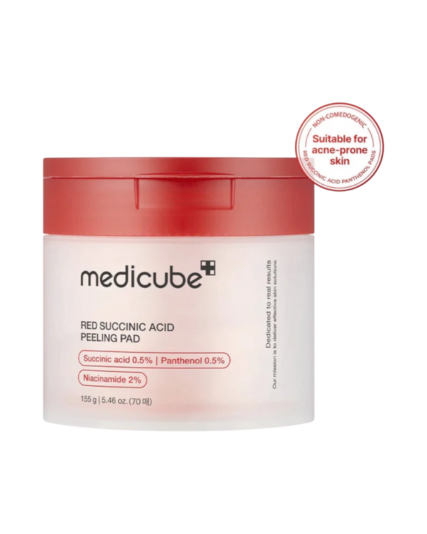 Rode Succinzuur Peeling Pad