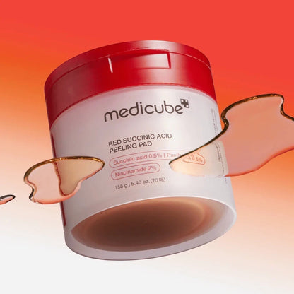Red Succinic Acid Peeling Pad