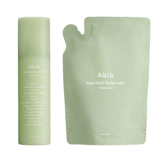 Spray apaisant pour le visage Heartleaf + recharge 150 ml