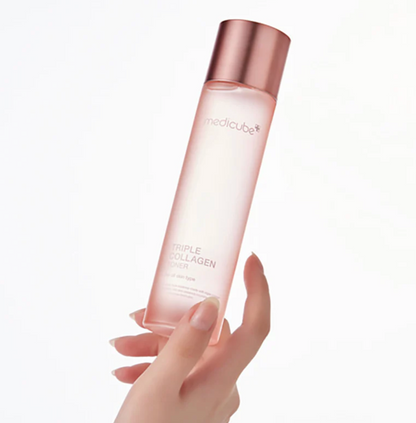 Drievoudige collageen toner