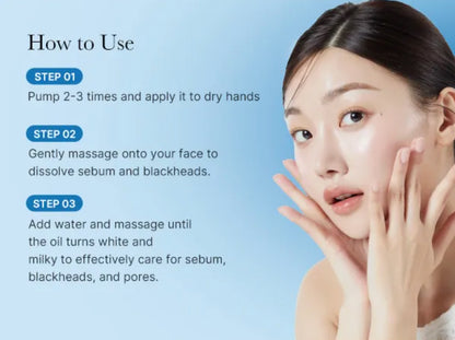Zero Pore Blackhead Deep Cleansing Oil