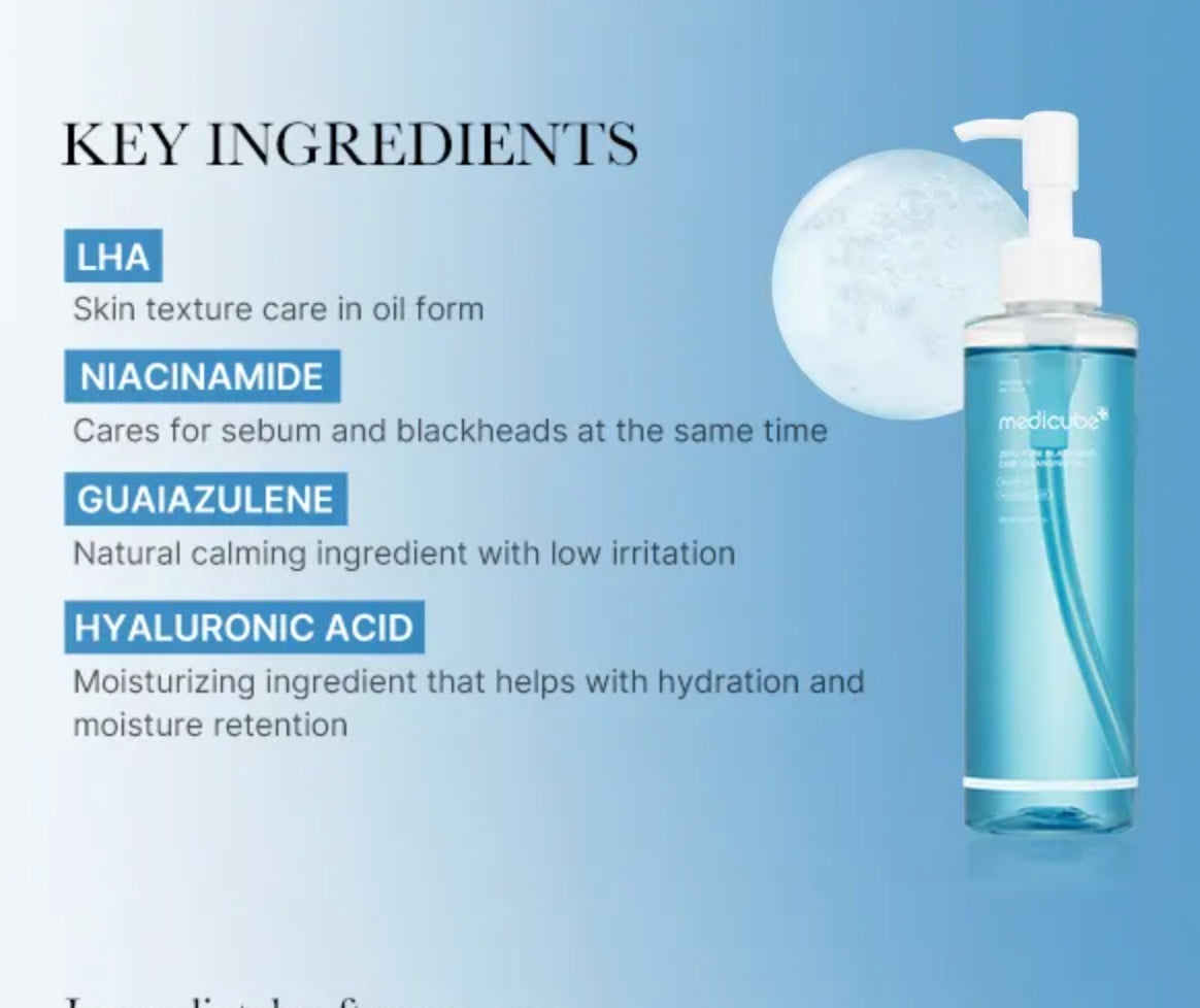 Zero Pore Blackhead Deep Cleansing Oil