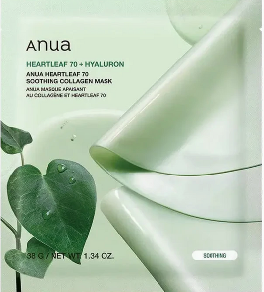 Heartleaf 70 Verzachtend Collageenmasker