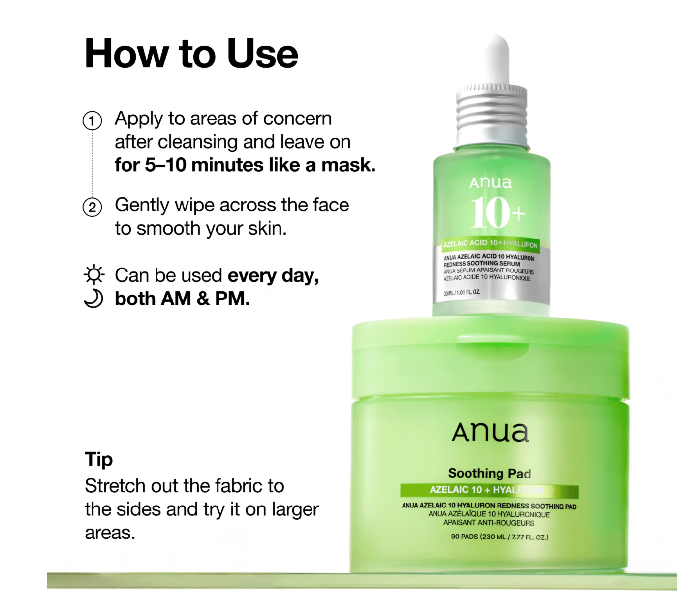 Azelaic 10 Hyaluron Redness Soothing Pad