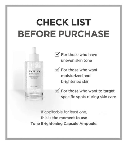 Tone Brightening Capsule Ampoule - K-beauty glow