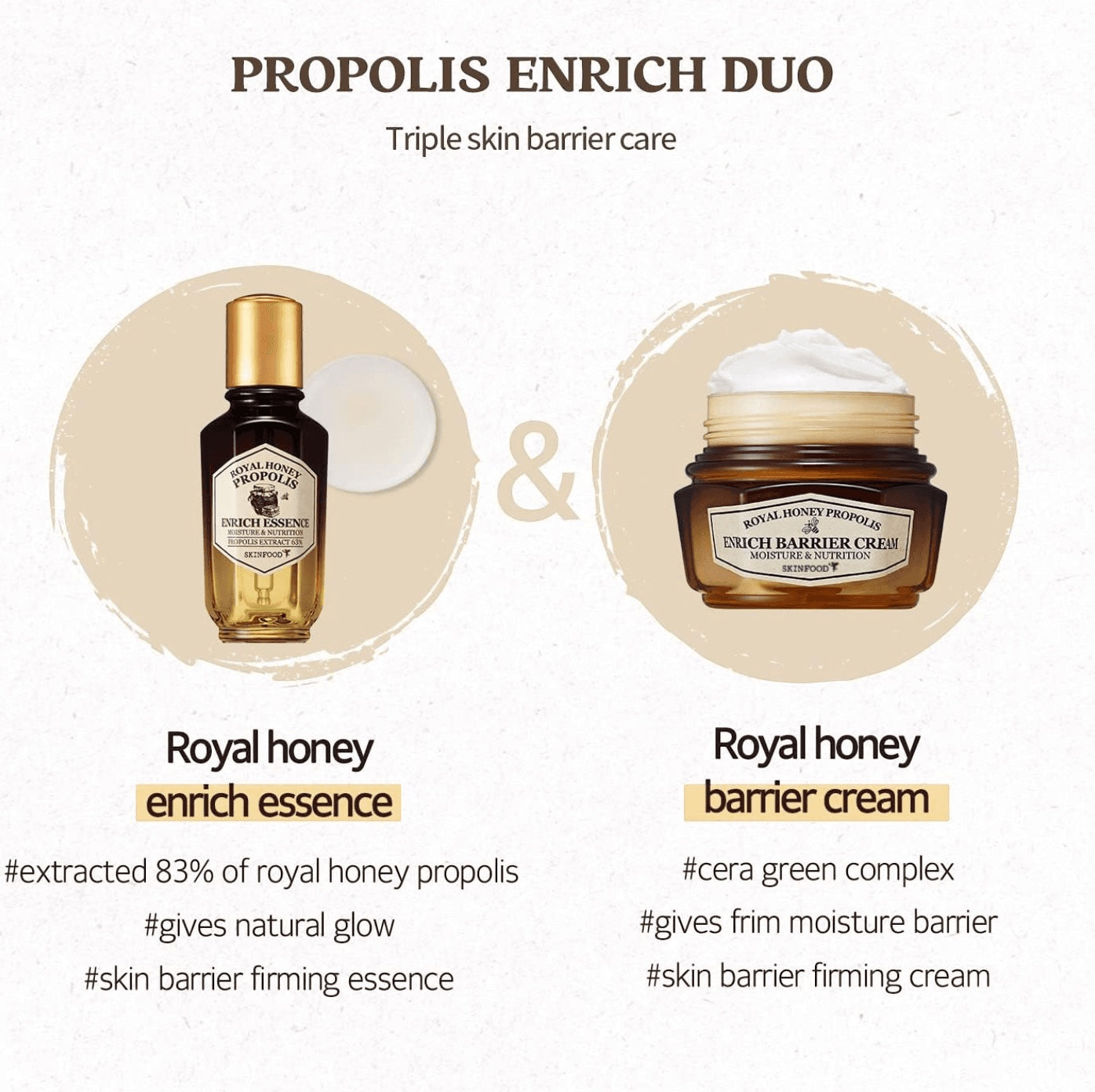 Royal Honey Propolis Enrich Barrier Cream - K-beauty glow