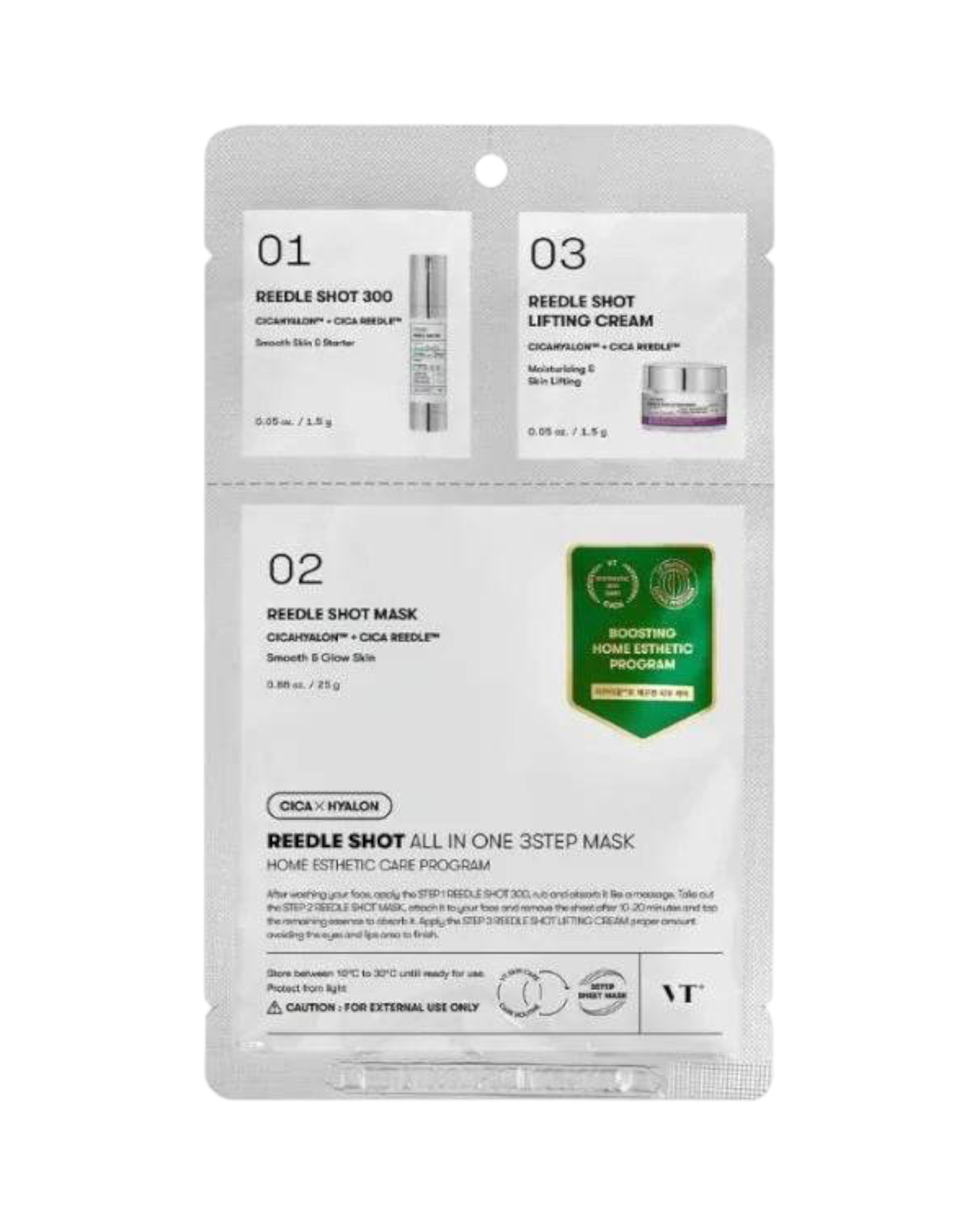 Reedle Shot All-In-One 3 Step Mask - K-beauty glow
