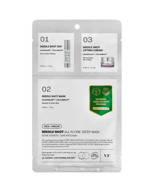 Reedle Shot All-In-One 3 Step Mask - K-beauty glow