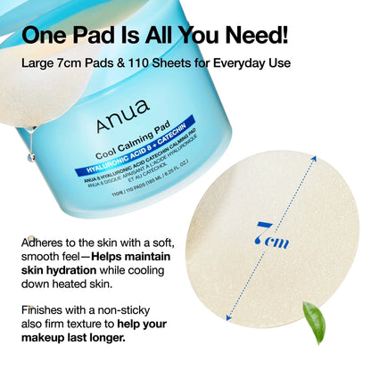 8 Hyaluronic Acid Catechin Calming Pad