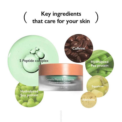 Centella Phyto & 5 Peptide Concentrate Cream - K-beauty glow
