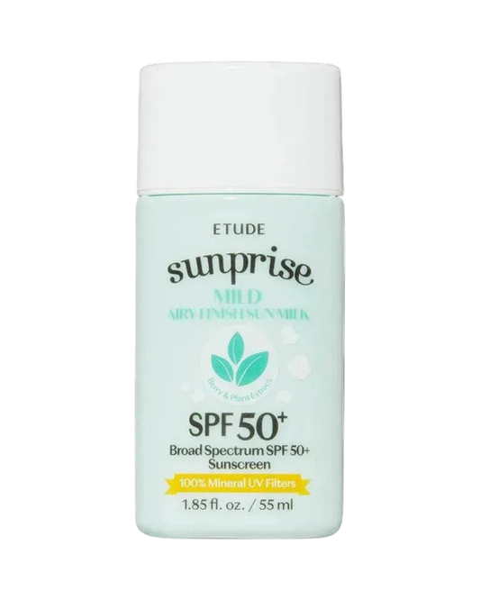 Sunprise Mild Airy Finish Sun Milk - K-beauty glow